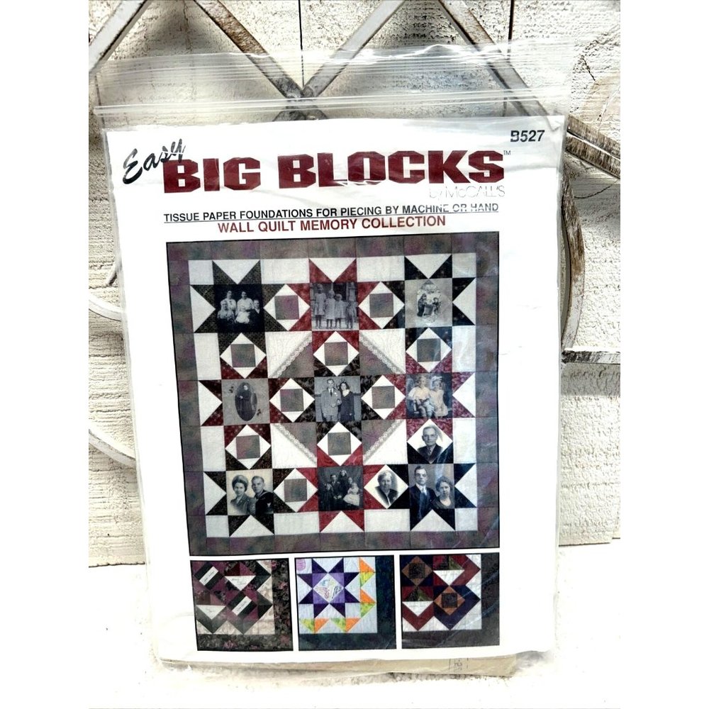 VINTAGE 1998 MCCALL'S WALL QUILT MEMORY COLLECTION NEW NOS UNCUT